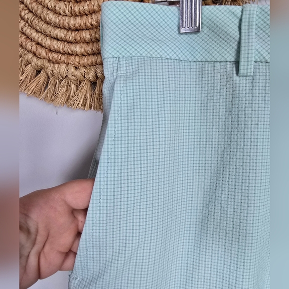 Walter Hagen, New, Perfect 11 Green Textured Seersucker Golf Shorts, Size 35 - Picture 4 of 14